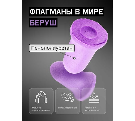 Беруши противошумные Bell 37дБ Jeta Safety JEM-537