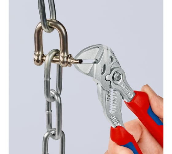 Клещи-ключ переставные 180 мм захват 40 мм SB KNIPEX KN-8605180SB