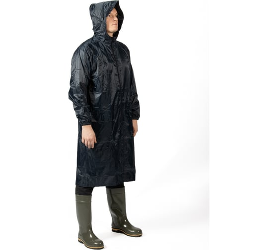 Плащ-дождевик из ПВХ синий XXXL/56-58 Jeta Safety JRC-101b-XXXL