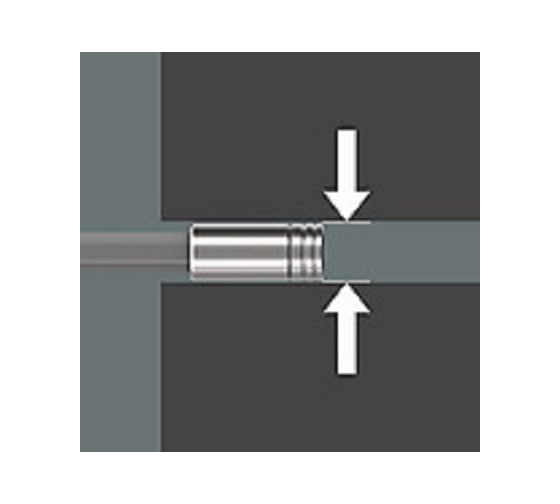 Набор бит с отвёрткой-битодержателем, 7 пр., WERA WE-136075