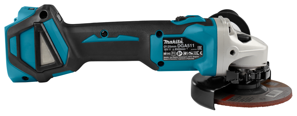 Угловая шлифовальная машина 125 мм, 18В LXT BL Makita DGA511RT