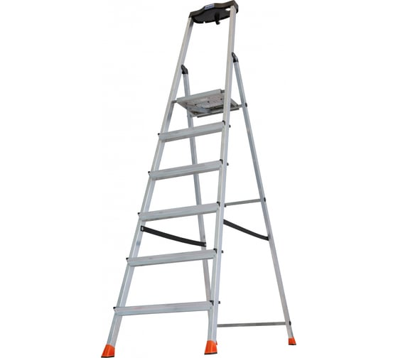 Стремянка 6 ступеней SAFETY Krause 128966