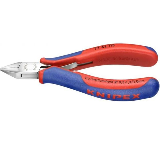 Бокорезы для электроники 115 мм острая головка KNIPEX KN-7742115