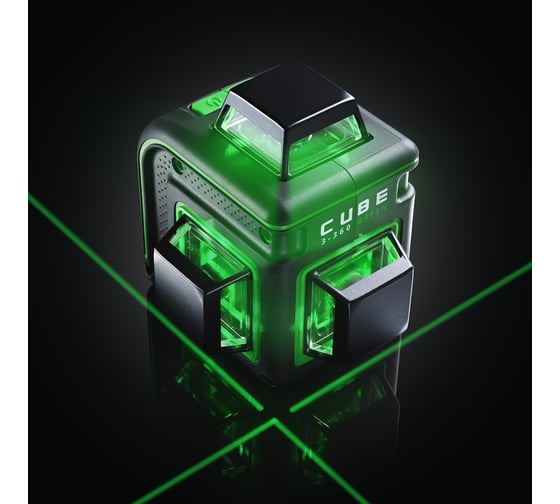 Уровень лазерный ADA CUBE 3-360 GREEN Professional Edition А00573