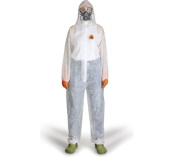 Комбинезон защитный белый 48-50/M Jeta Safety JPC-100-M