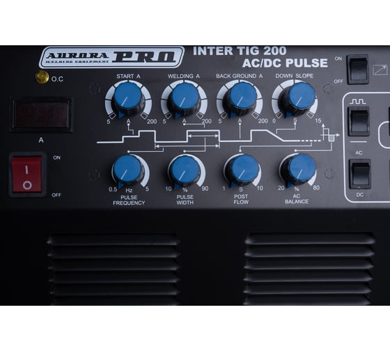Сварочный аппарат аргонодуговой Aurora PRO INTER TIG 200 AC/DC PULSE 10052