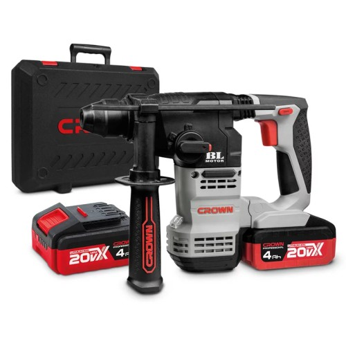 Аккумуляторный перфоратор SDS-plus 2,3 Дж, 20В (B3+) CROWN CT28001HX-4 BMC