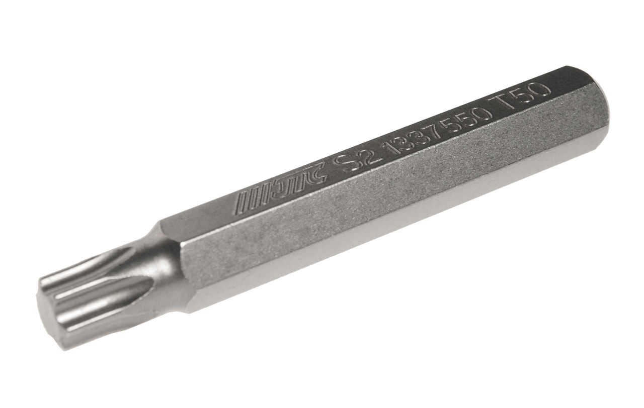 Бита JTC 10мм TORX удлиненная T50х75мм S2 JTC-1337550