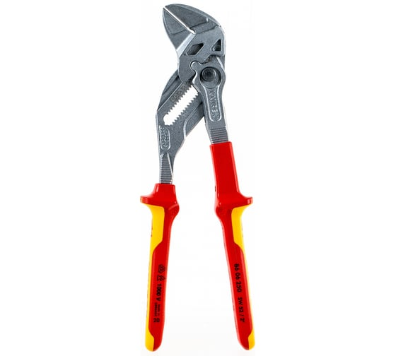 Клещи переставные 250 мм захват 52 мм VDE KNIPEX KN-8606250