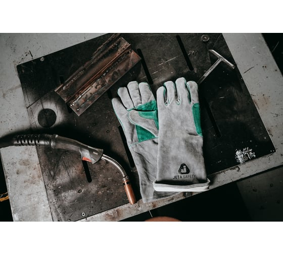 Краги сварщика ПРЕМИУМ, кевларовый шов, 10/XL Jeta Safety JWK501-XL