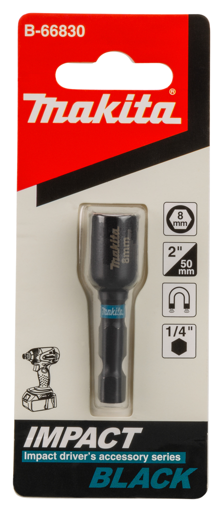 Торцовая магнитная головка Impact Black 8х50 Makita B-66830