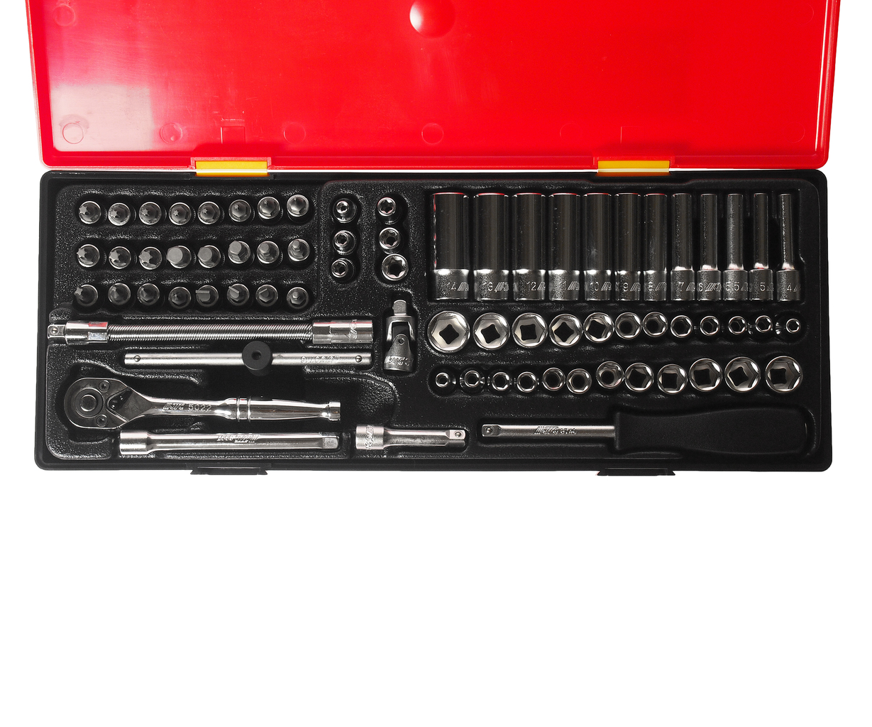 Набор головок JTC 1/4" комбинированный (в кейсе) 73шт JTC-K2731