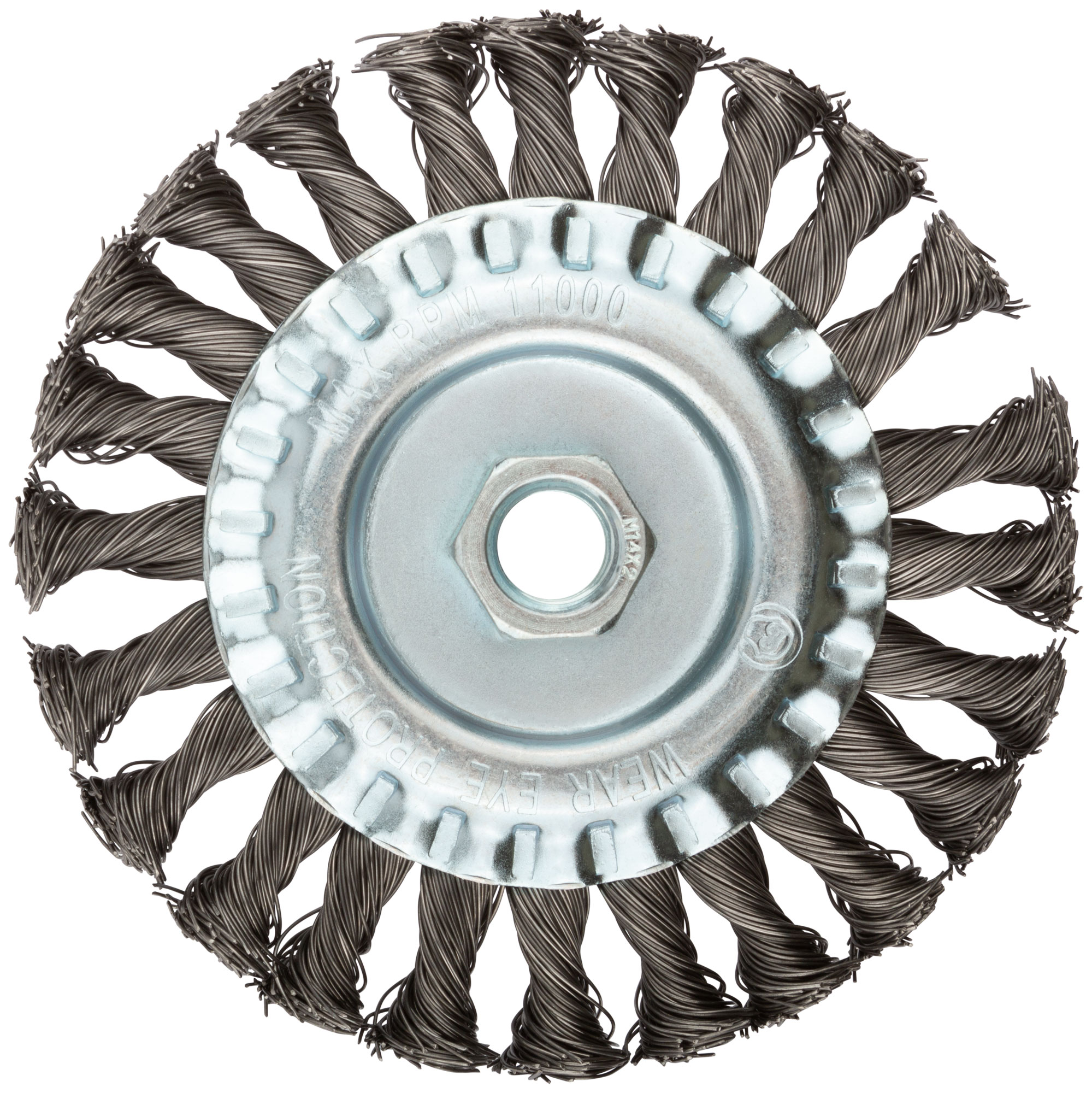 Корщетка-колесо гайка М14 125мм FIT 39123