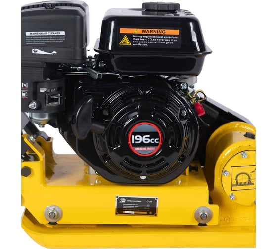 Виброплита TOR C-60(R) 10,5кН (Loncin) коврик, колесный комплект 1010054