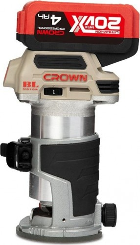 Аккумуляторный кромочный фрезер CROWN 20В (B3+) CT26010HX-4 BMC