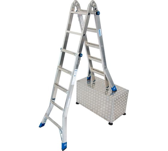 Лестница 4х5 шарнирная телескопическая STABILO Krause 133960