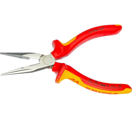 Длинногубцы с резцом 160мм VDE KNIPEX KN-2506160