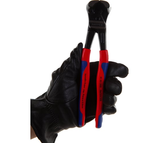 Болторез торцевой 200 мм 2-комп ручки KNIPEX KN-6102200