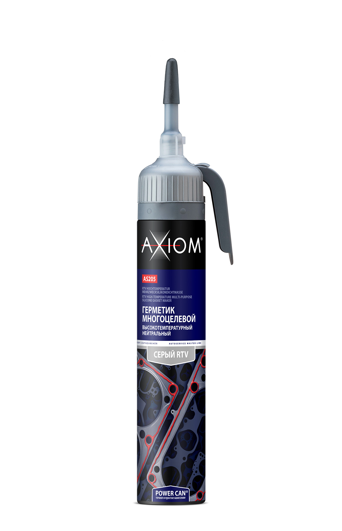 Герметик силиконовый черный AXIOM AS205