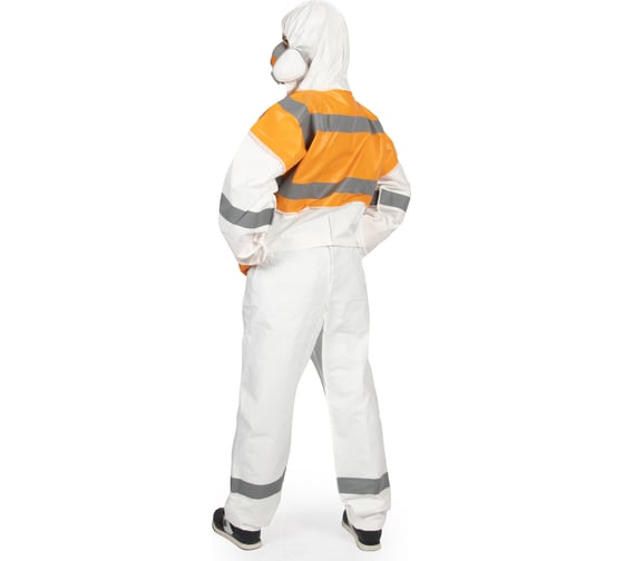 Комбинезон химзащиты со светоотраж. эл-ми XXL/54-56 Jeta Safety JPC-61-XXL