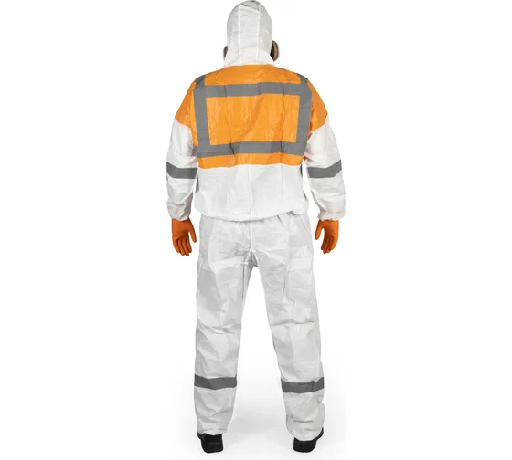 Комбинезон химзащиты со светоотраж. эл-ми XXL/54-56 Jeta Safety JPC-61-XXL