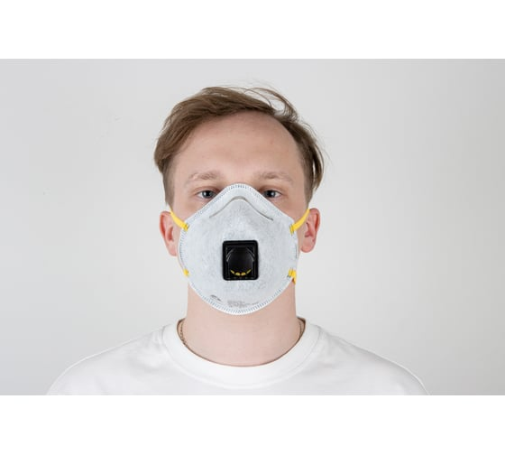 Полумаска с клапаном, с углем A,с регулировкой (10шт.) Jeta Safety JM-7616