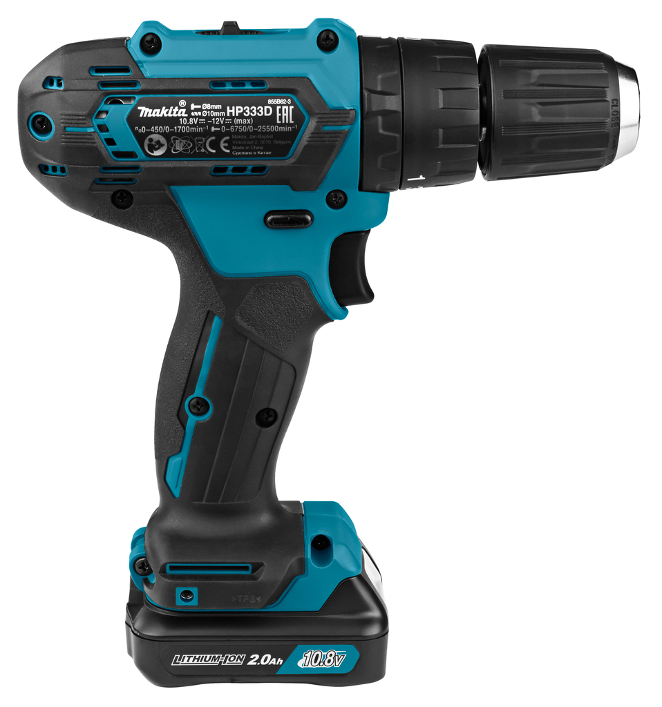 Дрель-шуруповерт 30 Нм, 12В CXT Makita HP333DWAE