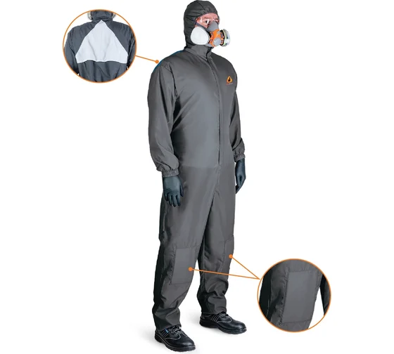 Комбинезон малярный Paint-Expert серый S/46-48 Jeta Safety JPC-155-S