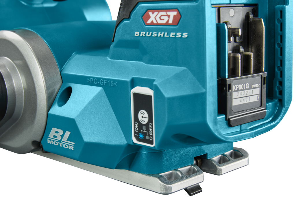 Аккумуляторный рубанок Makita 40В XGT KP001GZ