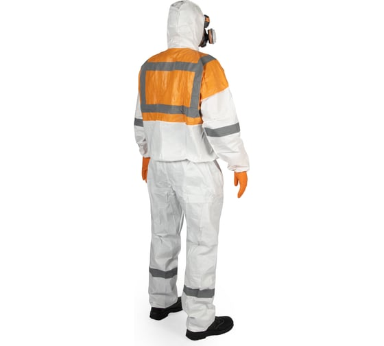 Комбинезон химзащиты со светоотраж. эл-ми XXL/54-56 Jeta Safety JPC-61-XXL