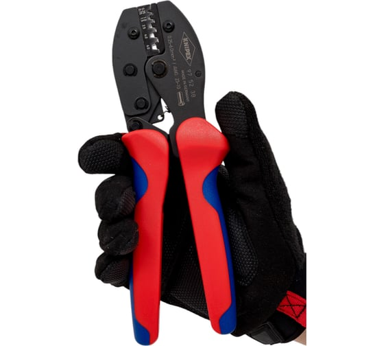 Пресс-клещи 220 мм 5 гнёзд 0.25-6.0 мм² KNIPEX KN-975238