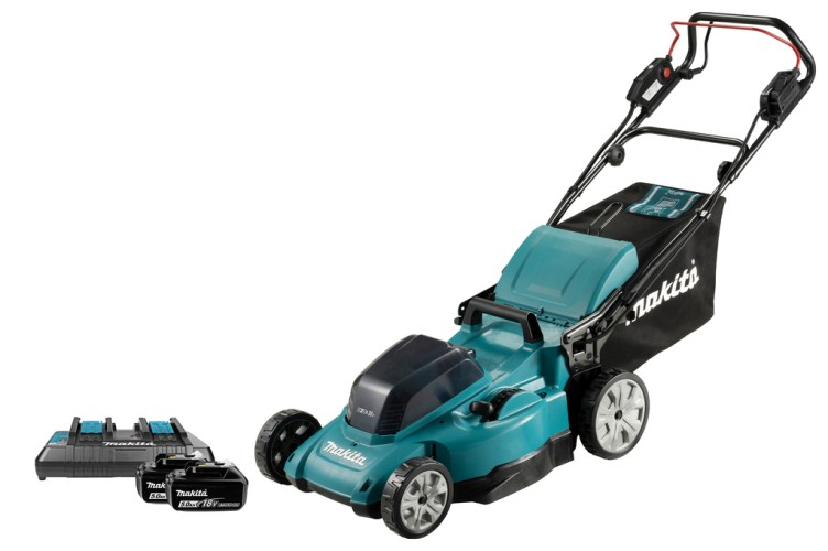 Газонокосилка аккумуляторная Makita 18В LXT DLM481CT2