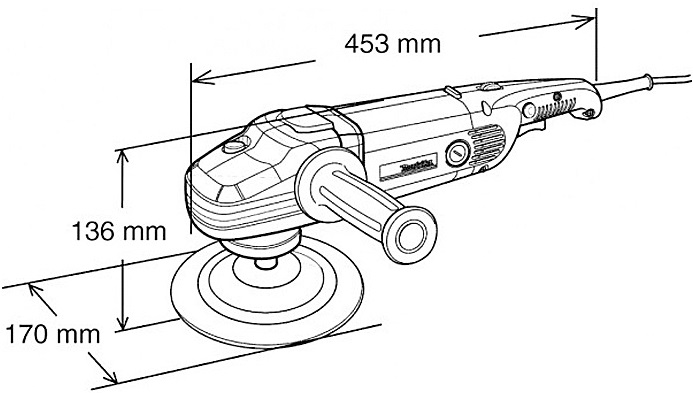 Полировальная шлифмашина Makita SA7000C