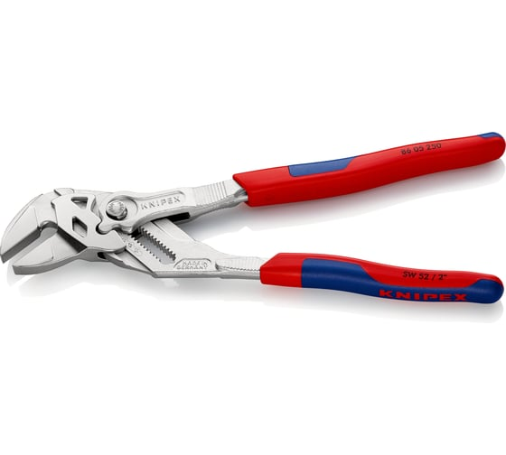 Клещи-ключ переставные 250 мм захват 52 мм SB KNIPEX KN-8605250SB