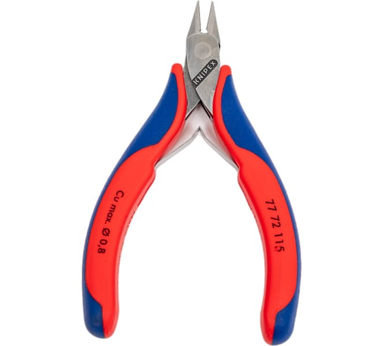 Бокорезы для электроники 115 мм острая маленькая головка KNIPEX KN-7772115