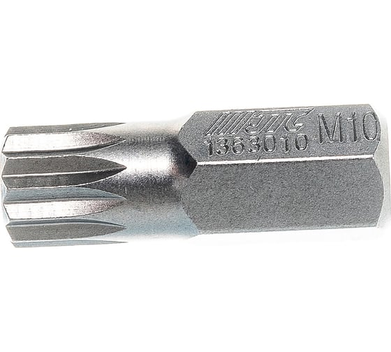Бита JTC TORX 10мм SPLINE М10х30мм S2 JTC-1363010