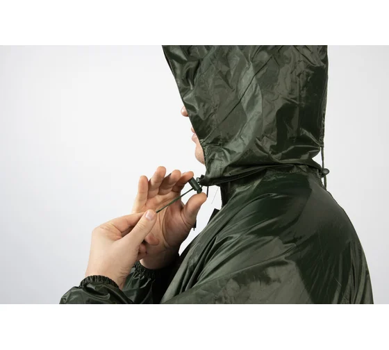 Плащ-дождевик из ПВХ хаки XXL/54-56 Jeta Safety JRC-101g-XXL