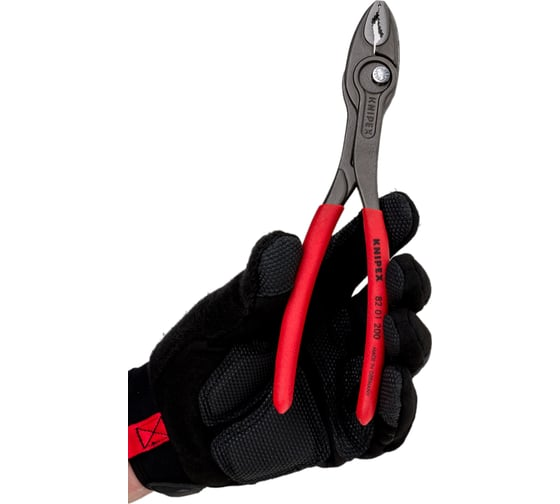 Клещи 200 мм 4-22 мм (фронтальный и боковой захват) KNIPEX KN-8201200