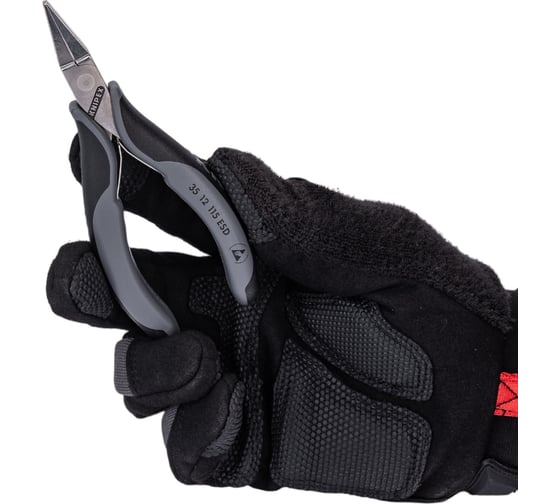 Плоскогубцы 115 мм для электроники ESD KNIPEX  KN-3512115ESD