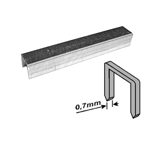 Скобы для мебельного степлера 10мм FIT (1000 шт.) 31410