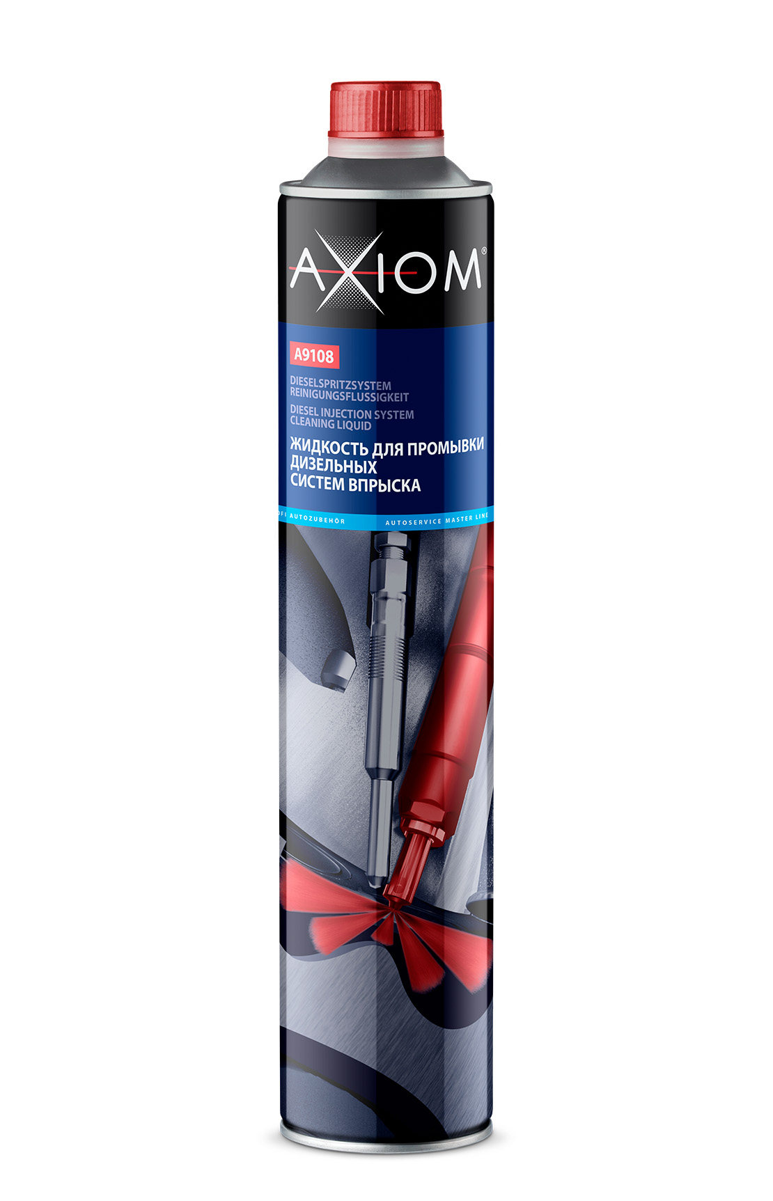 Жидкость для промывки дизельных систем впрыска 1л AXIOM A9108