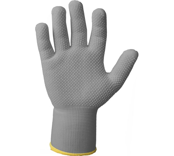 Перчатки бесшовные из нейлона серые, 8/M Jeta Safety 6301g-L