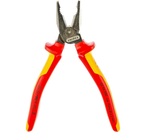Пассатижи 200 мм VDE KNIPEX KN-0206200