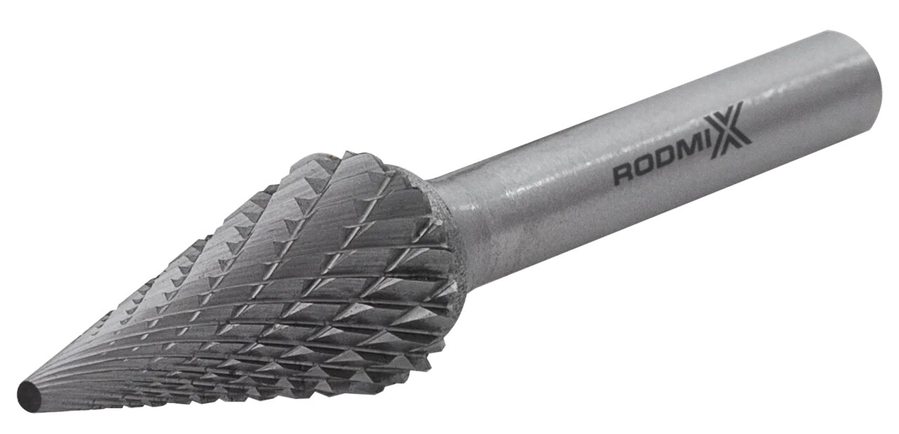 Борфреза коническая M 06х18 M06 двойная насечка RODMIX 3206180602
