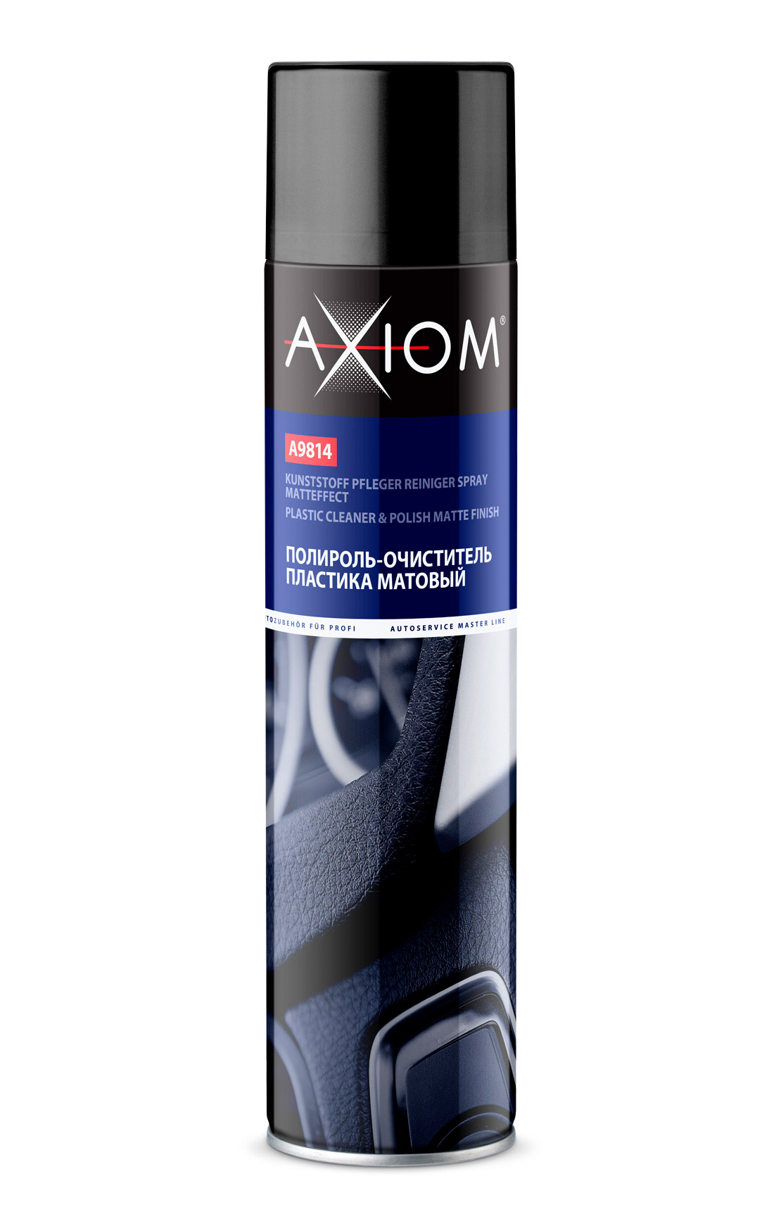 Полироль-очиститель пластика матовый 800мл AXIOM A9814