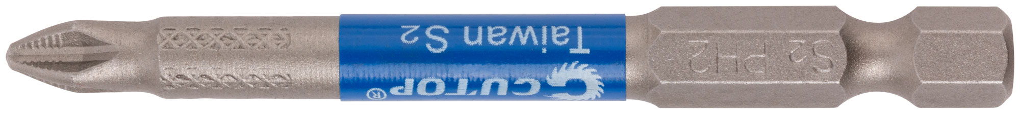 Набор стальных бит 10 шт 70мм PH2 CUTOP Profi 83-327