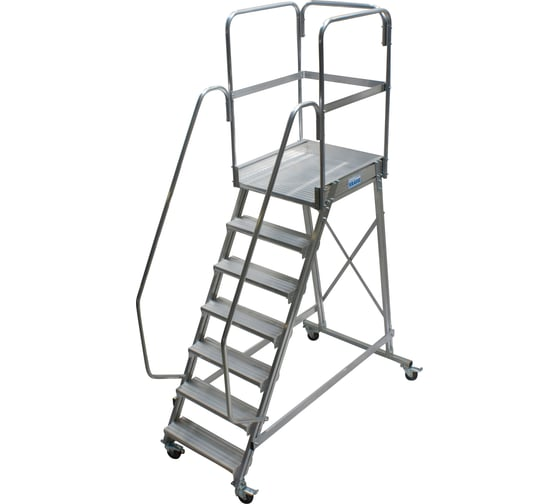 Лестница с площадкой 7 ступеней Krause 820051