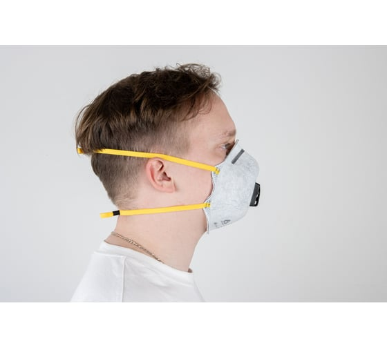 Полумаска с клапаном, с углем A,с регулировкой (10шт.) Jeta Safety JM-7616