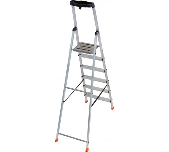 Стремянка 6 ступеней SAFETY Krause 128966