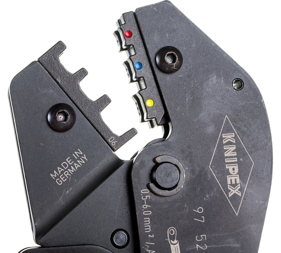 Пресс-клещи 250 мм 3 гнезда 0.5-6.0 мм² KNIPEX KN-975206